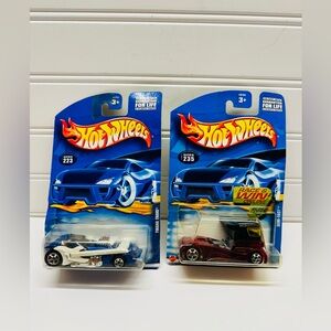 Hot Wheels Twang Thang (2000) and Hot Wheels Semi-Fast (2001) by Mattel Diecast